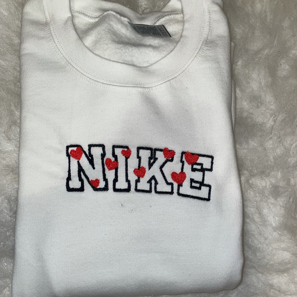 Custom embroidered crewneck